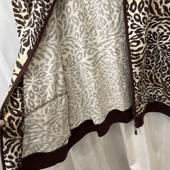 Vintage Needle & Threads Full Zip Jacket Animal Print - Picture 12 of 17